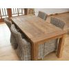 1.6m Reclaimed Teak Taplock Dining Table with 4 Donna Chairs - 2